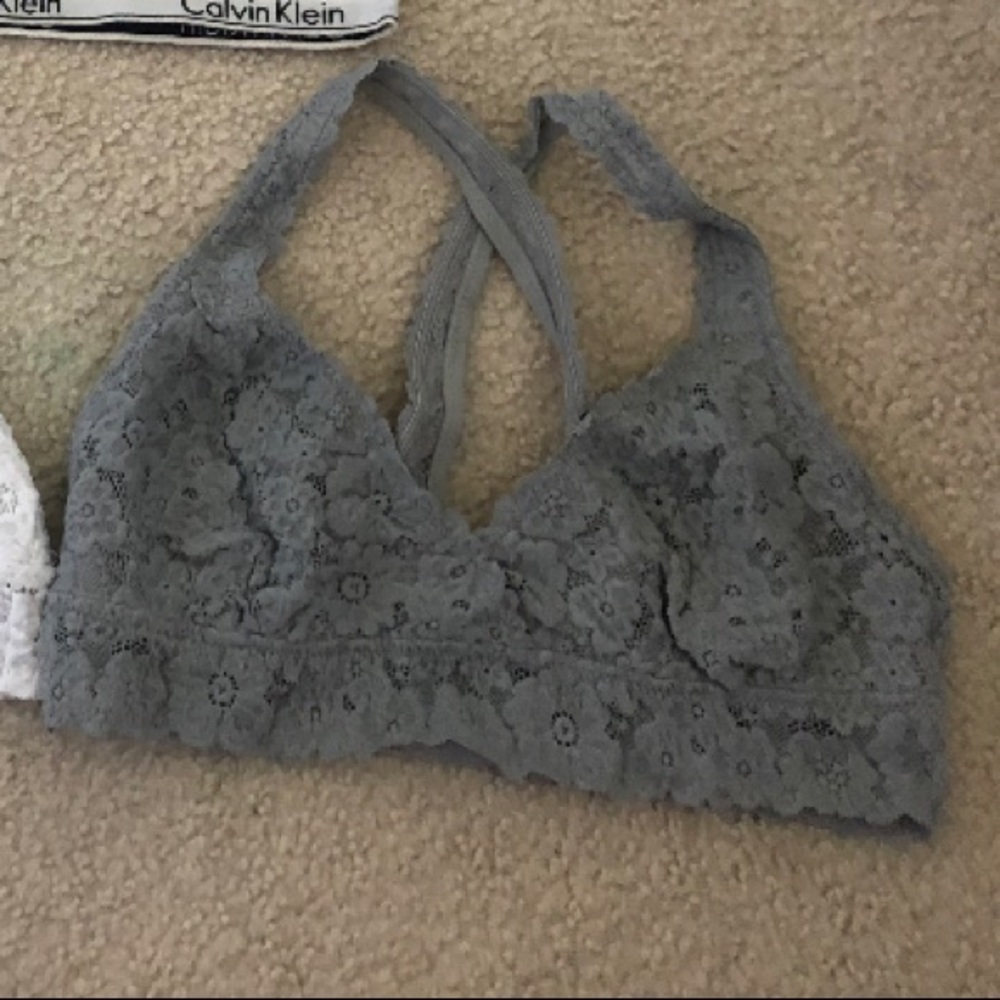 grey bralette!